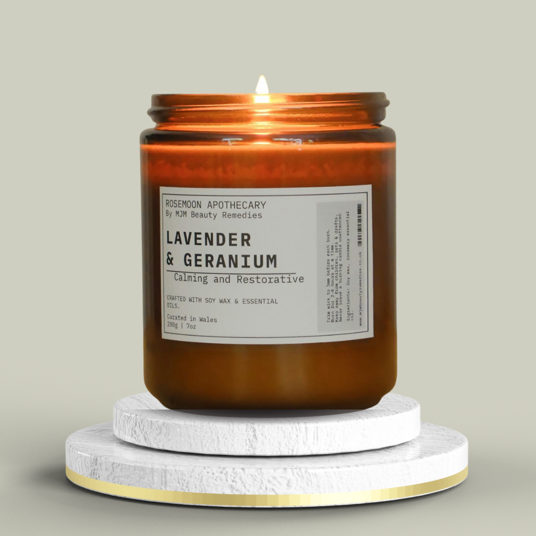 Lavender and Geranium Candle